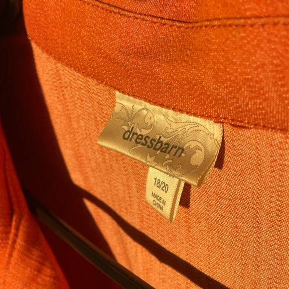 Orange Denim Jacket - Picture 3 of 4